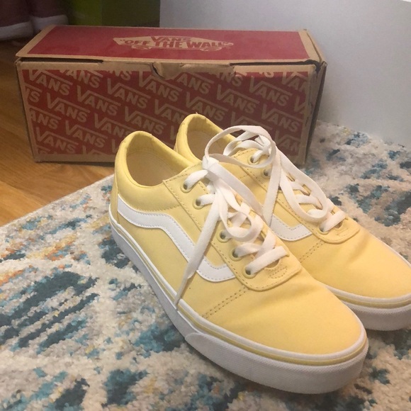 yellow van sneakers
